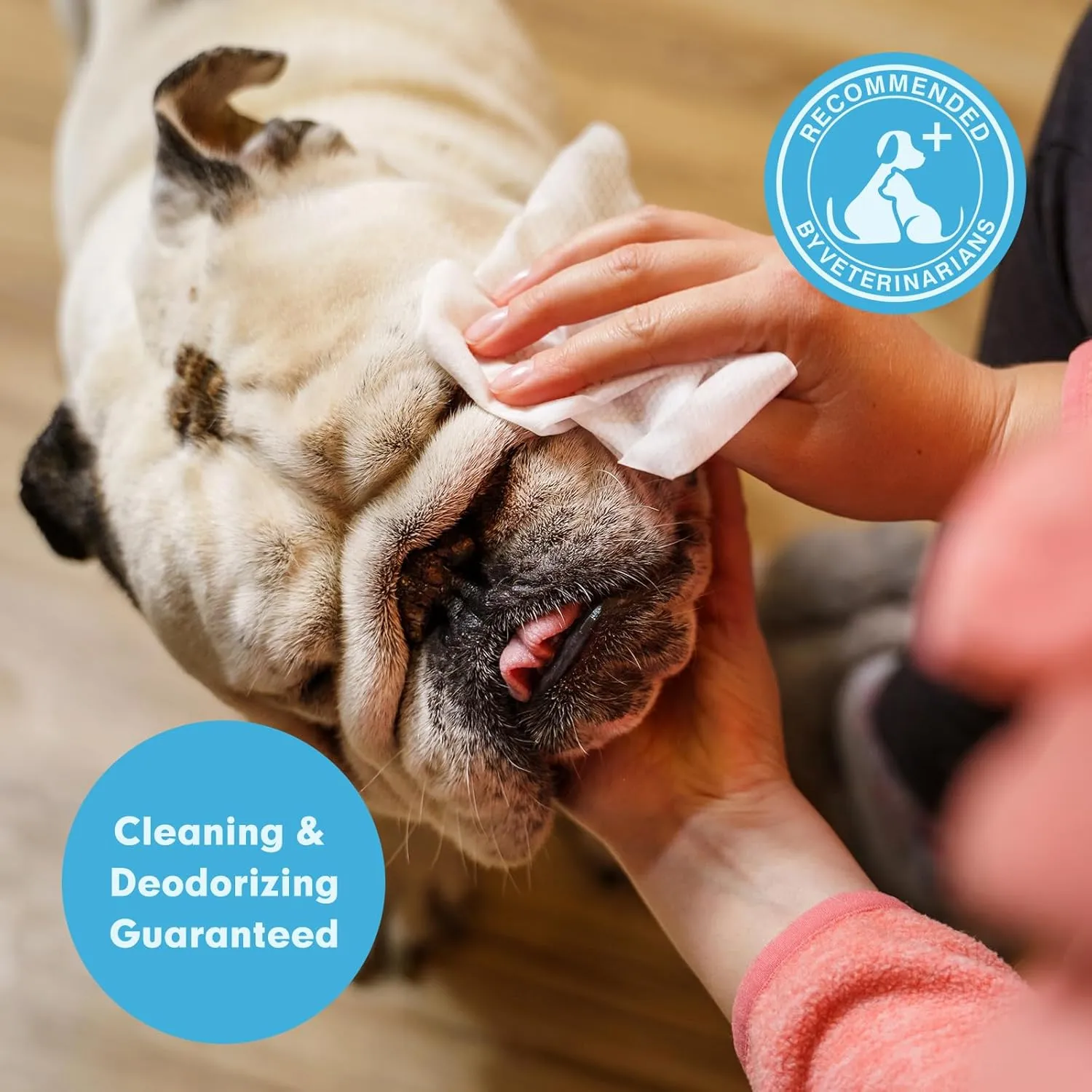 200 Cleaning & Deodorizing Guaranteed Dog Grooming Wipes - Hypoallergenic Pet Wipes for Allergies & Itching - Thick Puppy Wipes for Paws, Butt, Coat, Face & Body, Home & Travel Use, Unscented