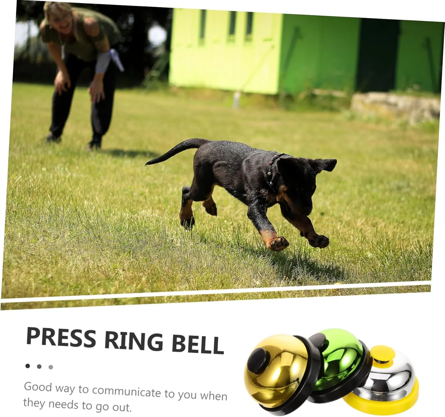 6 Pcs Dog Training Bell Pet Bell for Training Toys The Dog Puppies Training Bell Rabbit Cage Pan Replacement Aquarium Moss Puppy Cat Pottybell Desk Service Bell Trainer Vocalize