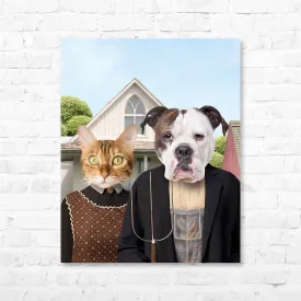 AMERICAN GOFETCH - CUSTOM PET PORTRAIT CANVAS