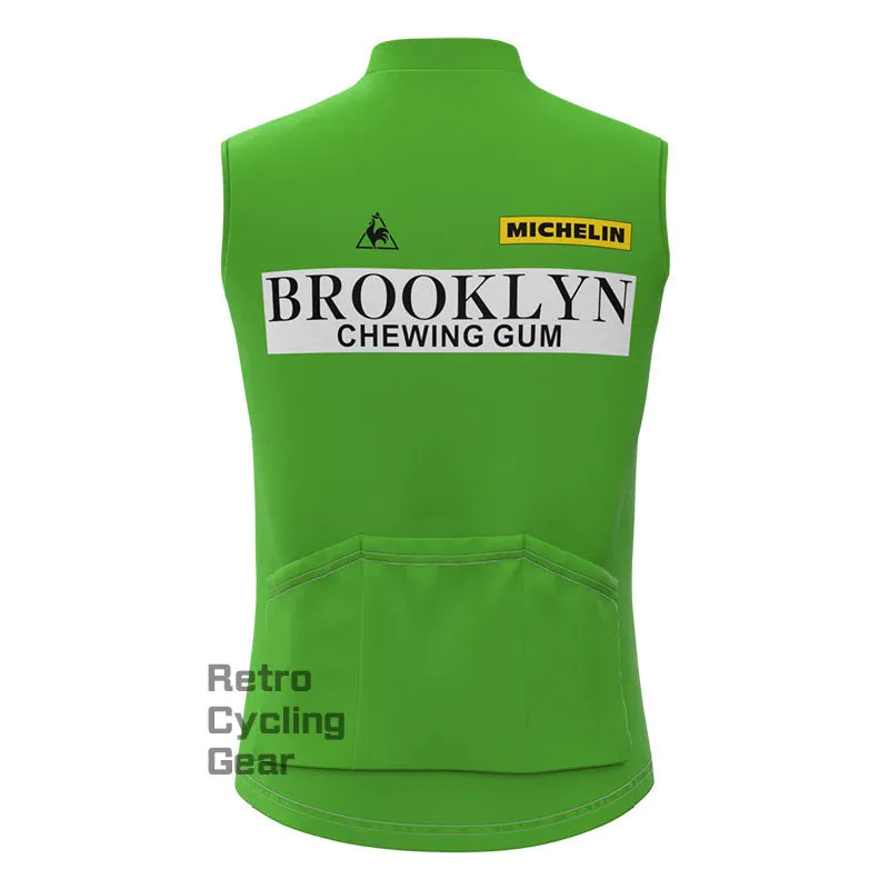 Brooklyn Green Retro Cycling Vest
