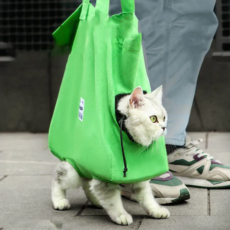 Cat Soft Carrier Handbag Tote Bag for Claw Care Nail Trimming