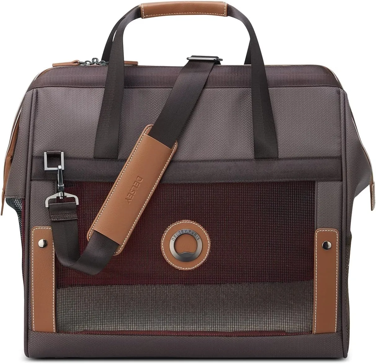 Chatelet 2.0 Soft Sided Pet Carrier, Chocolate Brown
