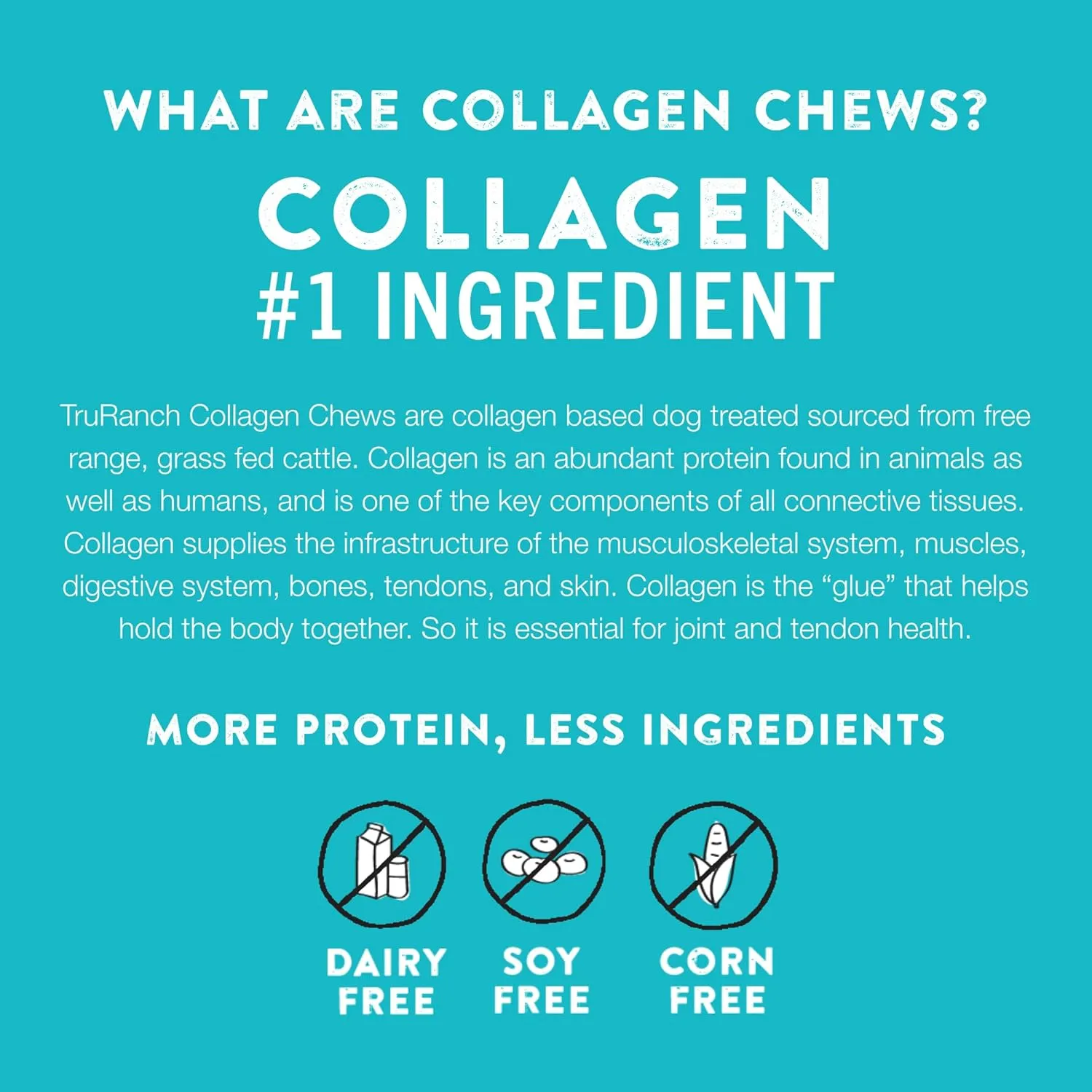 Collagen Sticks - 5" Collagen Sticks for Dogs - Long Lasting Healthy Joint Support Dog Treat - Rawhide Alternative - Skin & Coat Health - Made with Real Beef, 1 Bag, 15 Count