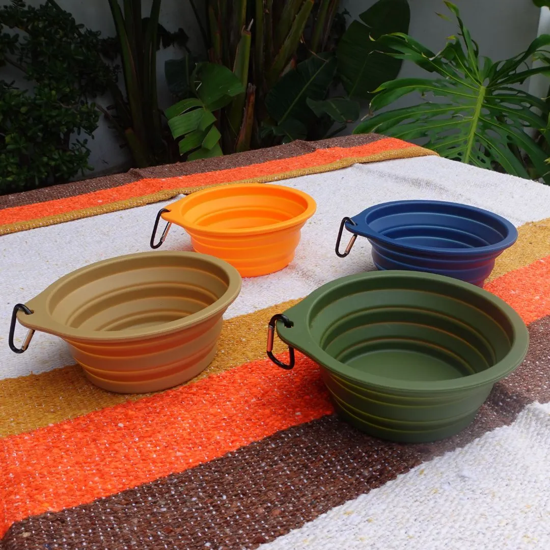 Collapsible Pet Bowl with Clip – Compact, Reusable & Easy to Clean