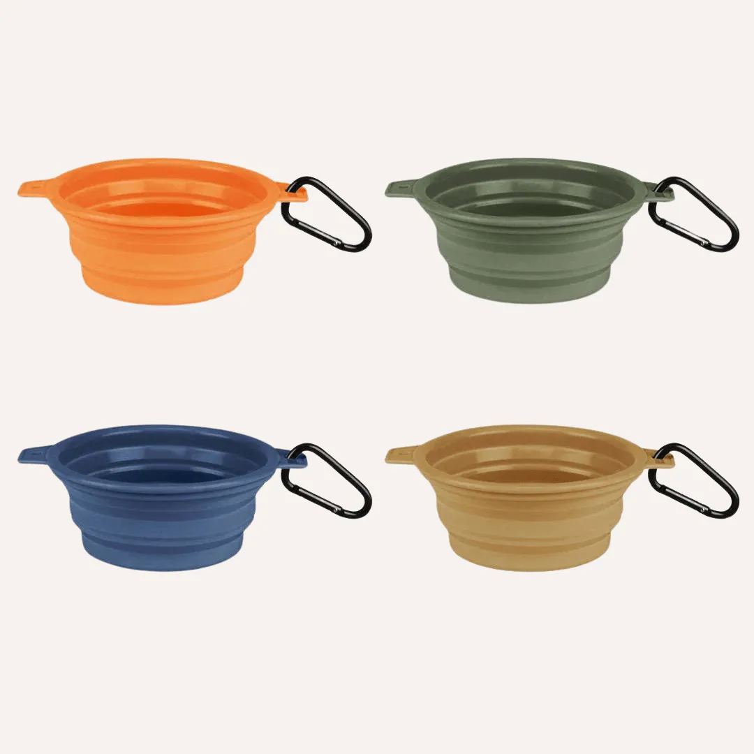Collapsible Pet Bowl with Clip – Compact, Reusable & Easy to Clean