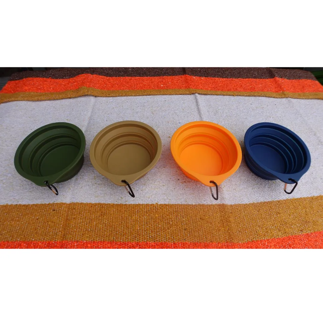 Collapsible Pet Bowl with Clip – Compact, Reusable & Easy to Clean