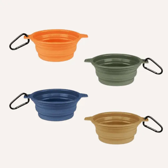 Collapsible Pet Bowl with Clip – Compact, Reusable & Easy to Clean