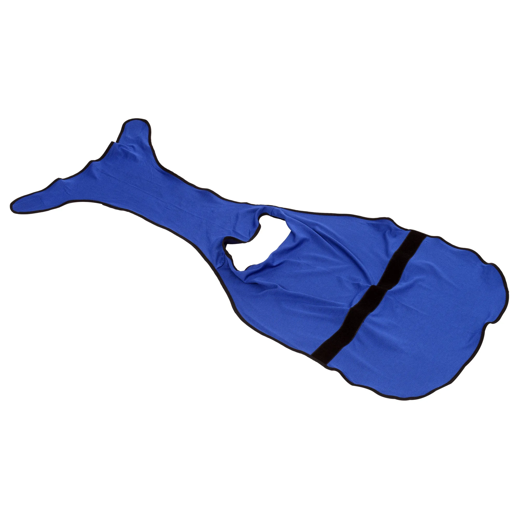 Dog Cooling Coat, Adjustable Size, Back Length 70 cm, Polyester-Blue