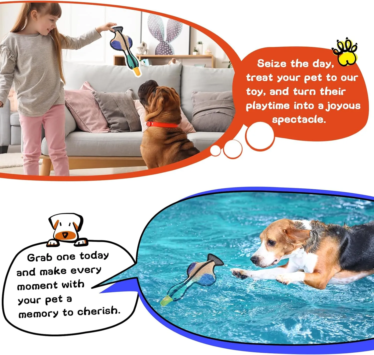 Durable Dog Toys for Aggressive Chewers, Plush Dog Toy to Keep Them Busy, Squeaky Dog Toys for Puppies Small Medium Large Dogs