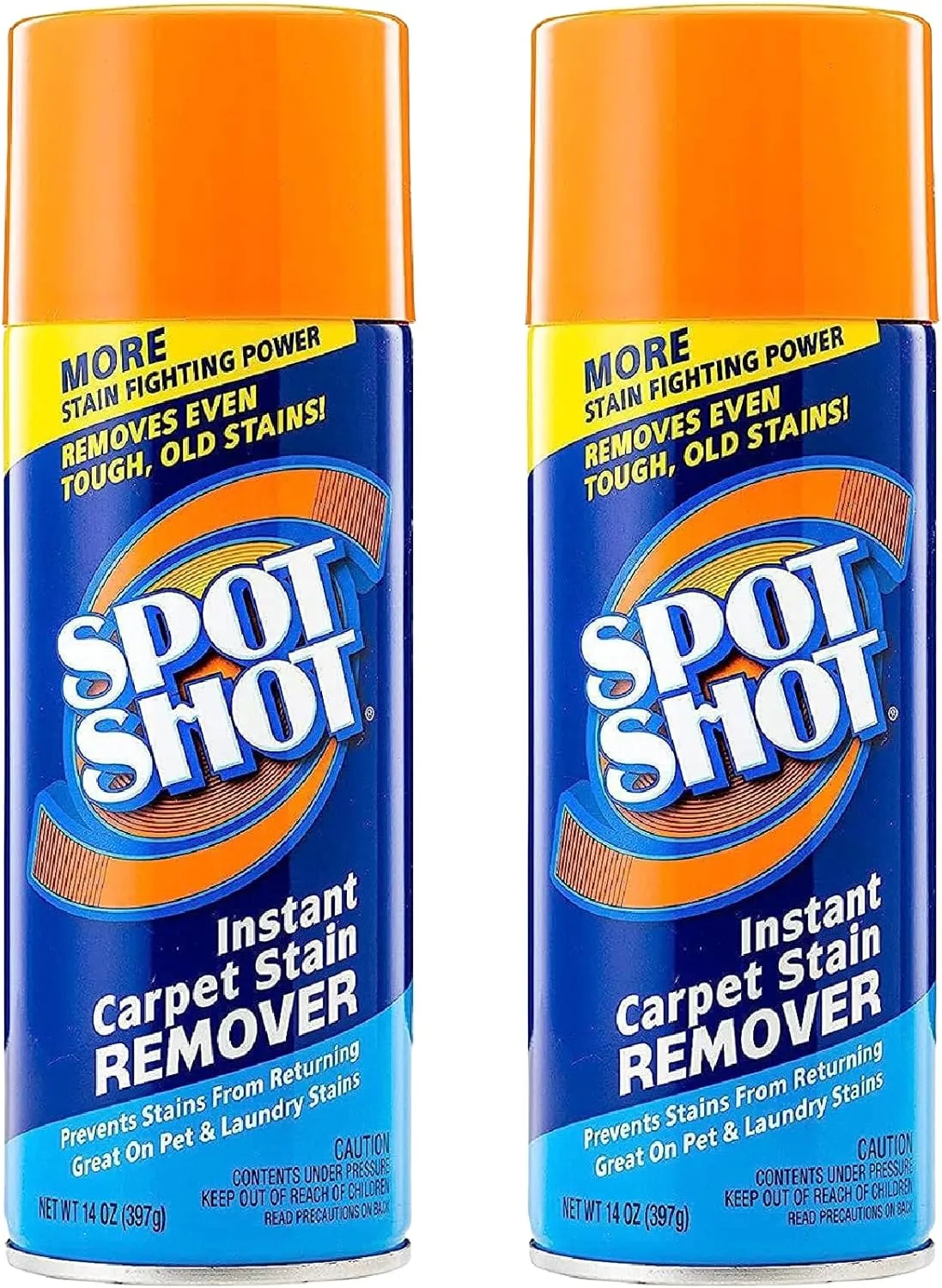 Instant Carpet Stain Remover Aerosol 14 oz can - 2 Pack