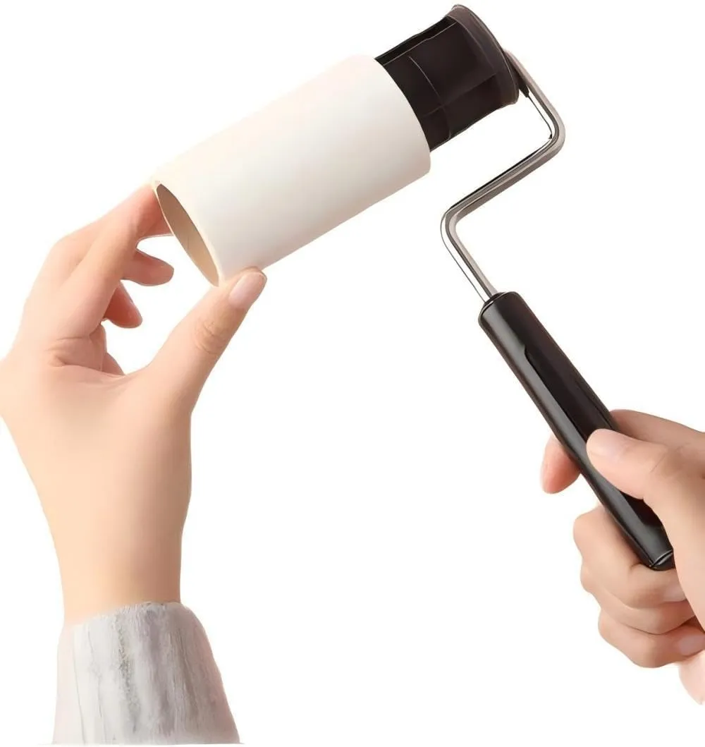 Lint Roller Extra Sticky PET Lint Roller - Cat Hair Remover & Dog Fur RemoverLint Roller for Pet Hair - Sticky Rolls (1 Roller 1 Refills)