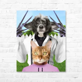 LOOKING SHARP - CUSTOM PET PORTRAIT CANVAS
