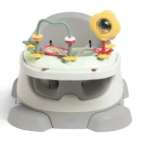Mamas & Papas Bug 3-in-1 Floor & Booster Seat with Activity Tray-Pebble Int