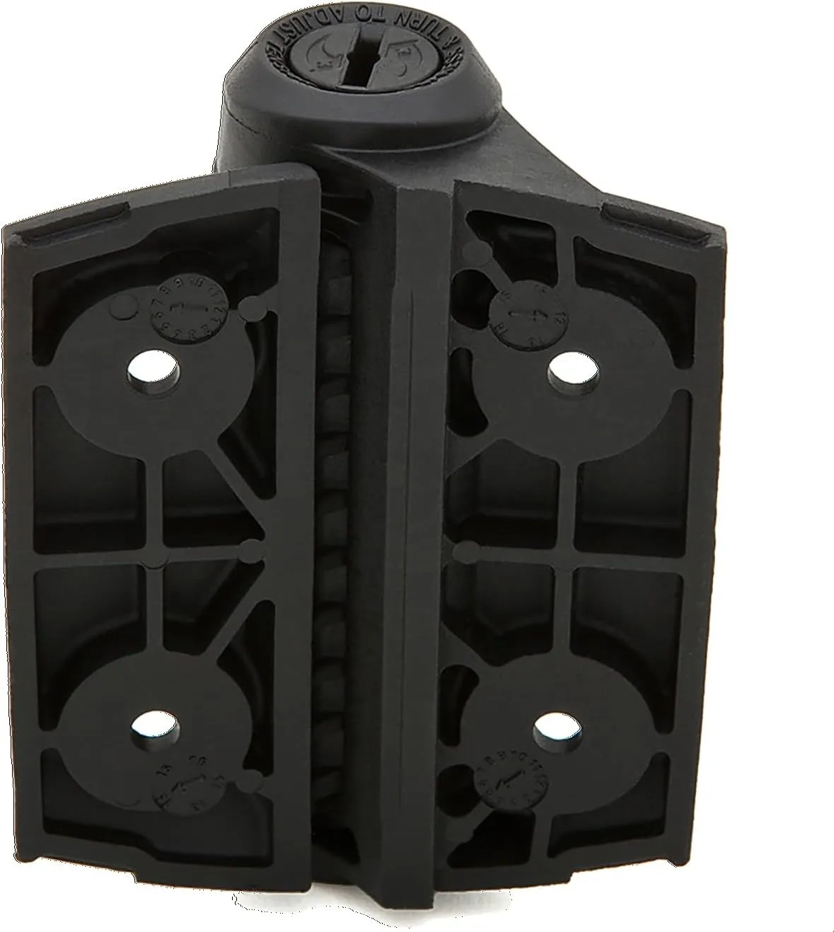 National Hardware N346-206 Truclose Narrow Spring Hinges Black Polymer 2 Pack, 3-13/16"x2-1/2"
