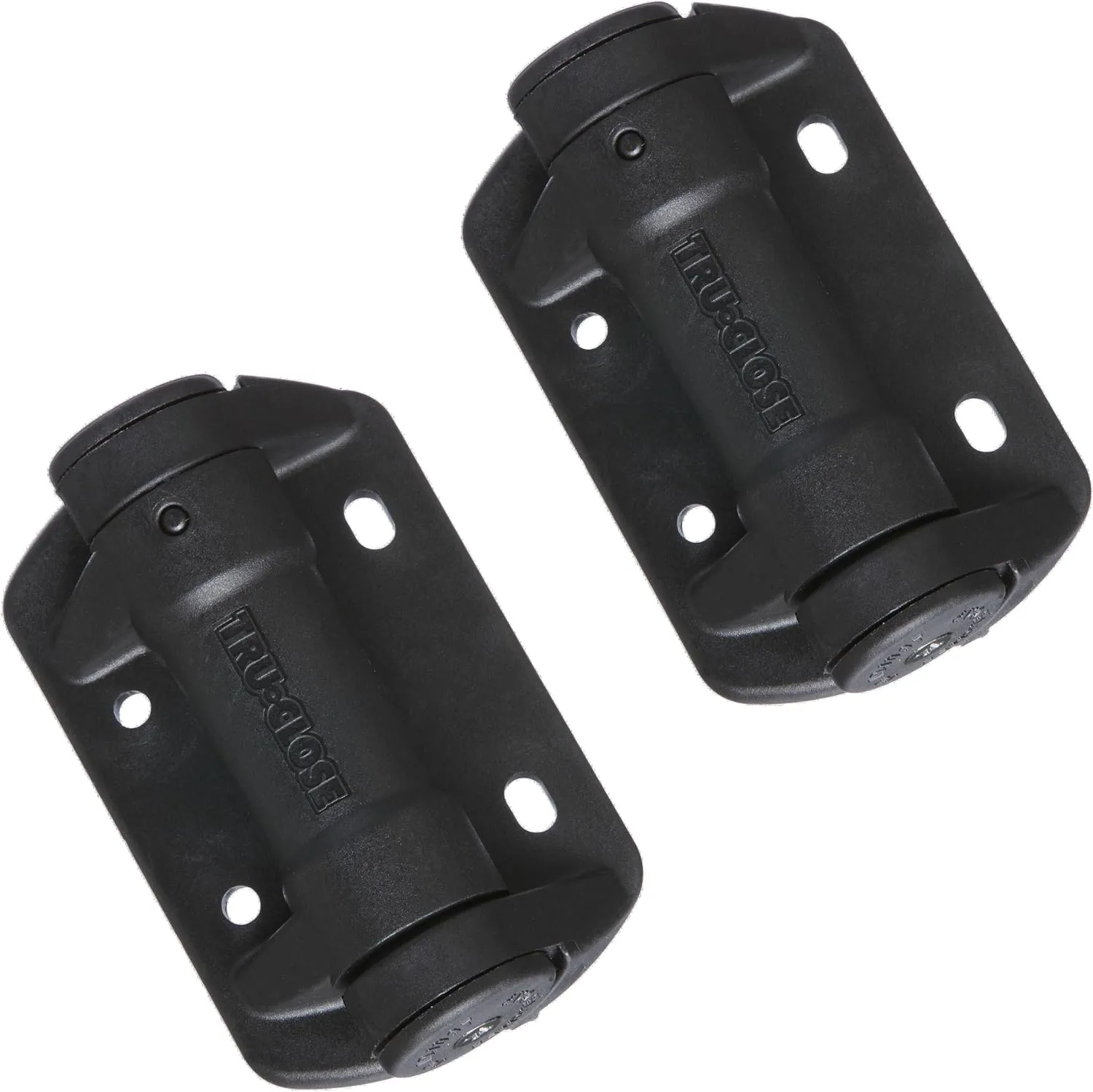 National Hardware N346-206 Truclose Narrow Spring Hinges Black Polymer 2 Pack, 3-13/16"x2-1/2"