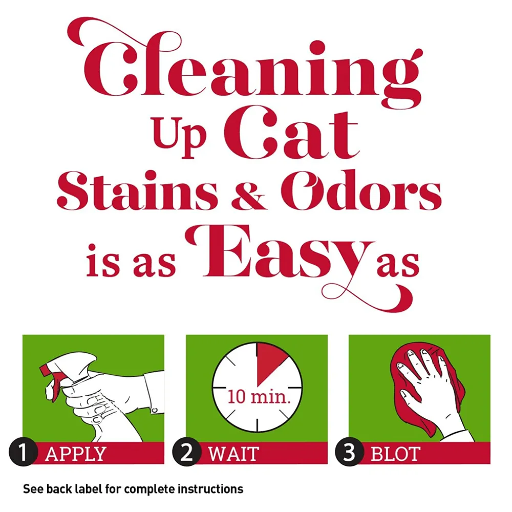 Nature’s Miracle Stain & Odor Remover for Cats (Melon Burst)