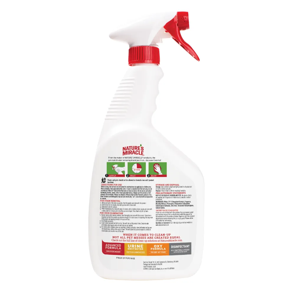 Nature’s Miracle Stain & Odor Remover for Cats (Melon Burst)