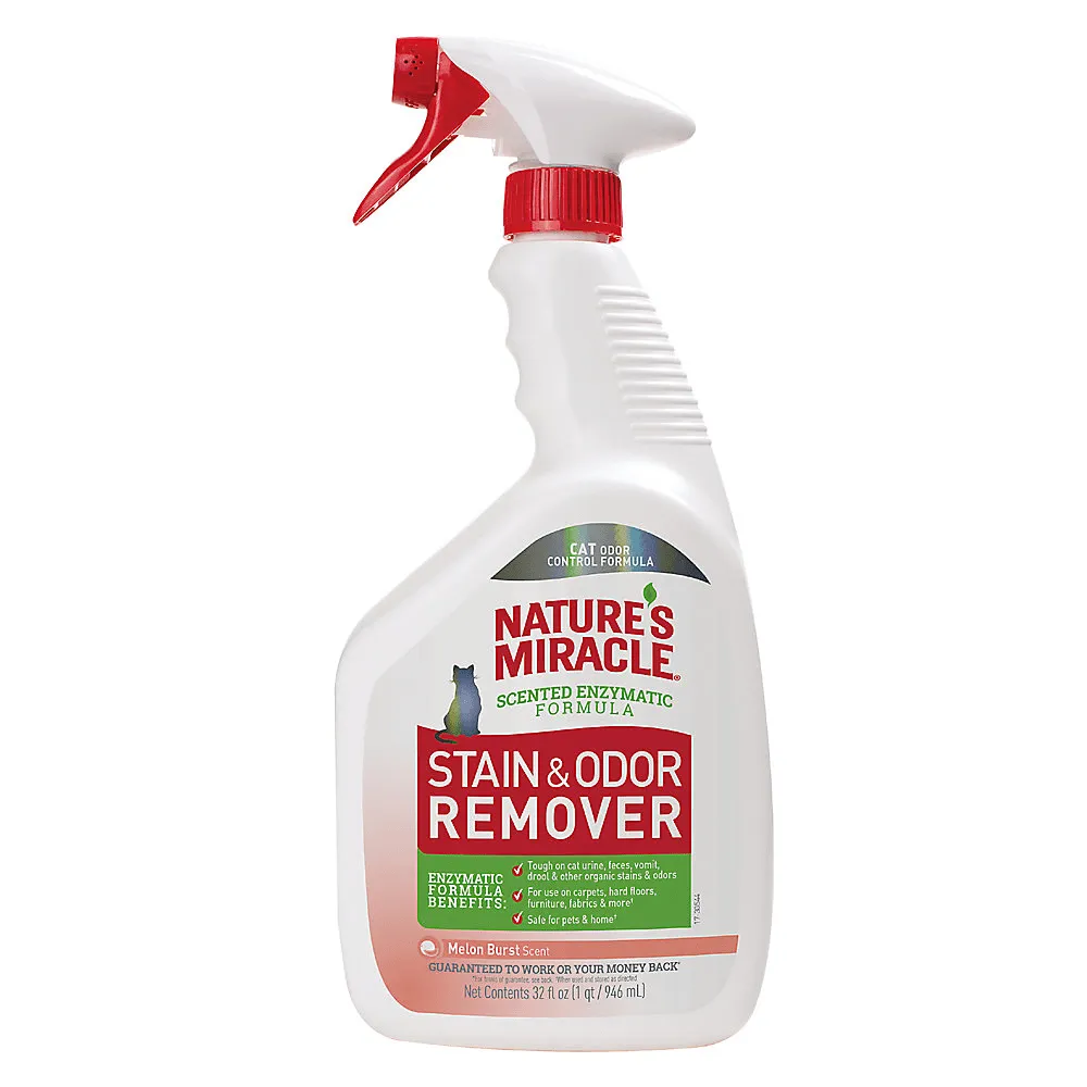 Nature’s Miracle Stain & Odor Remover for Cats (Melon Burst)