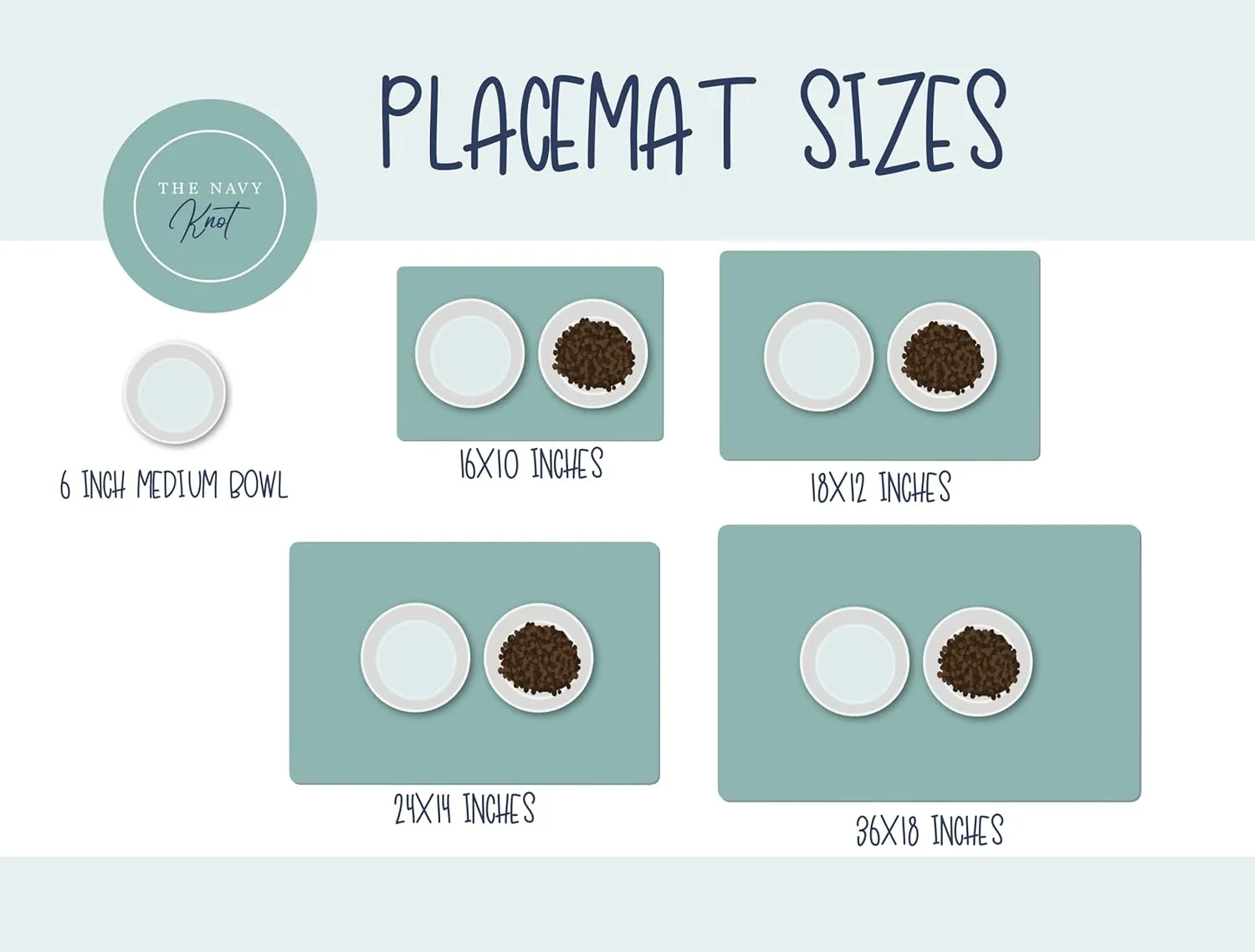 Personalized Pet Mat - Waterproof & Non-Slip Pet Food Mat with Edges - Cats & Dogs Feeding Mats - Petfood, Water & Dish Bowls Pad - Gifts for Dog & Cat Owner (10x16, Grey Polka Dot)