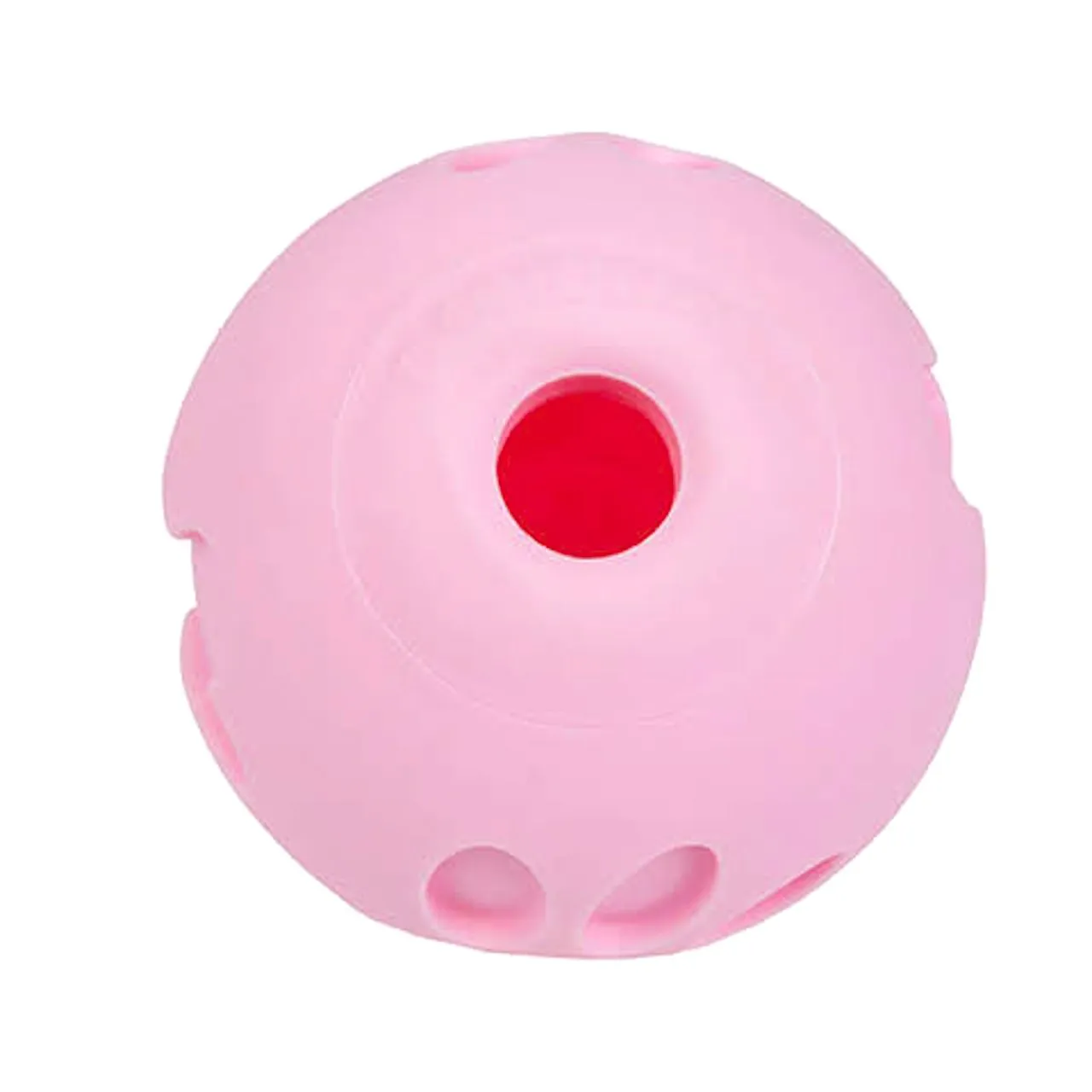 Pink Paw Me! Treat Ball Dispenser and Dog Toy: Engaging Design, Squishy Texture, Easy Rolling, Interactive Play, Keeps Pets Busy, Vanilla Scent, BPA-Free, FDA Approved for Dogs/Cats/Pets