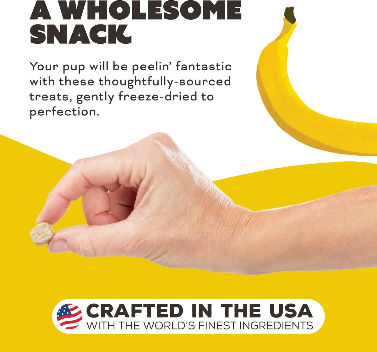 Primal Crunchy Freeze-Dried Chicken & Banana Treats