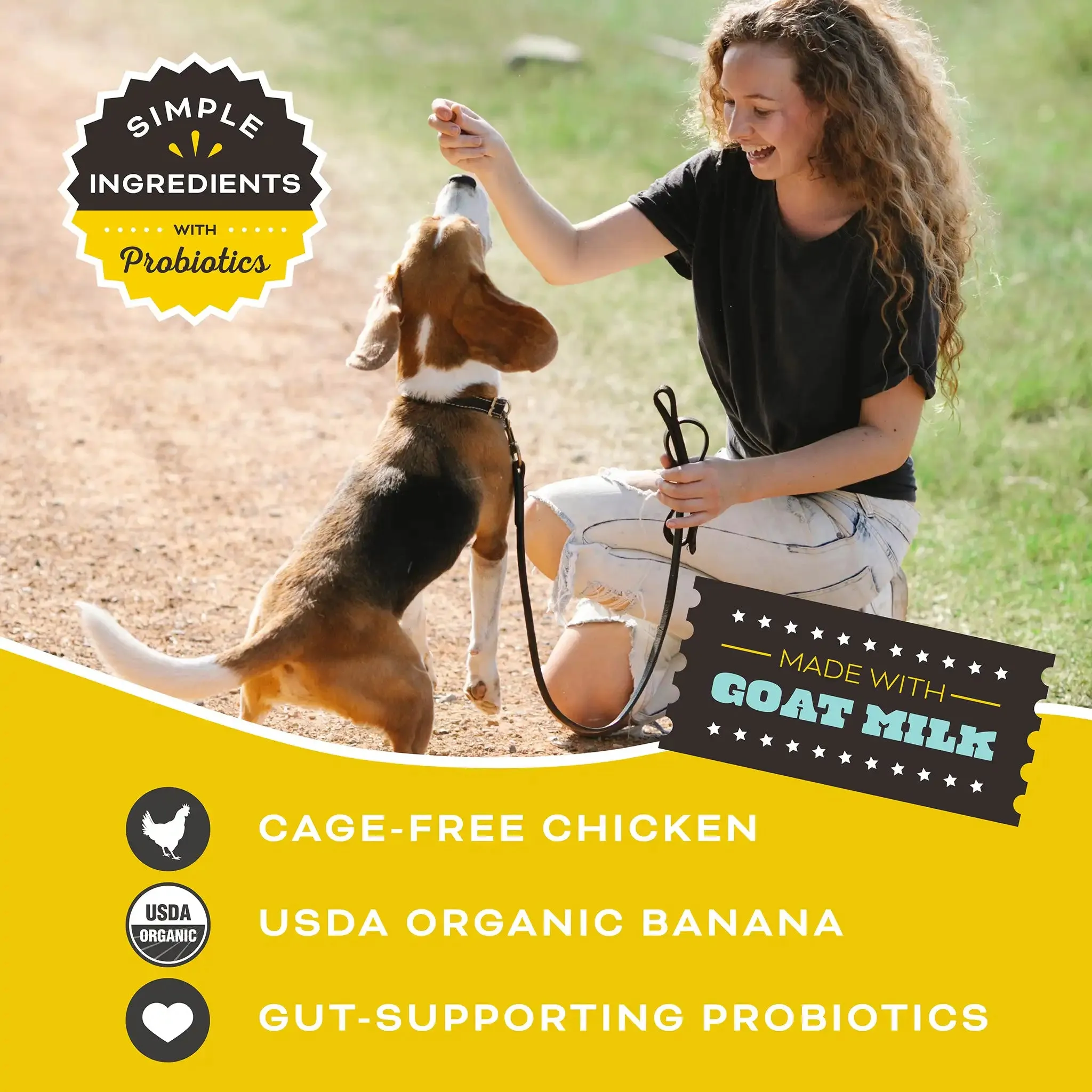 Primal Crunchy Freeze-Dried Chicken & Banana Treats