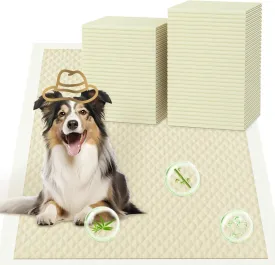 Puppy Pads 15 Count Small 22x22in Bamboo Training Pads Deodorizing Leakproof Quick Drying Dog Pee Pads Super Absorbent Disposable Pee Pads for Dogs Puppies, Doggie, Cats, Rabbits