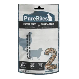 Pure Bites Freeze Dried Cat Treats- Chicken & Lamb 28GS