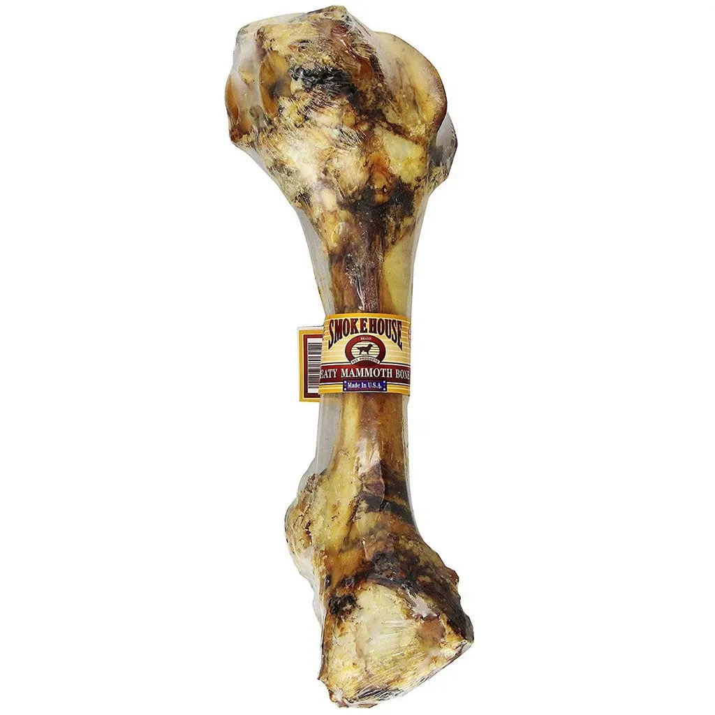 Smokehouse USA Meaty Mammoth Femur Bone Dog Treat, 14-16", 1-count