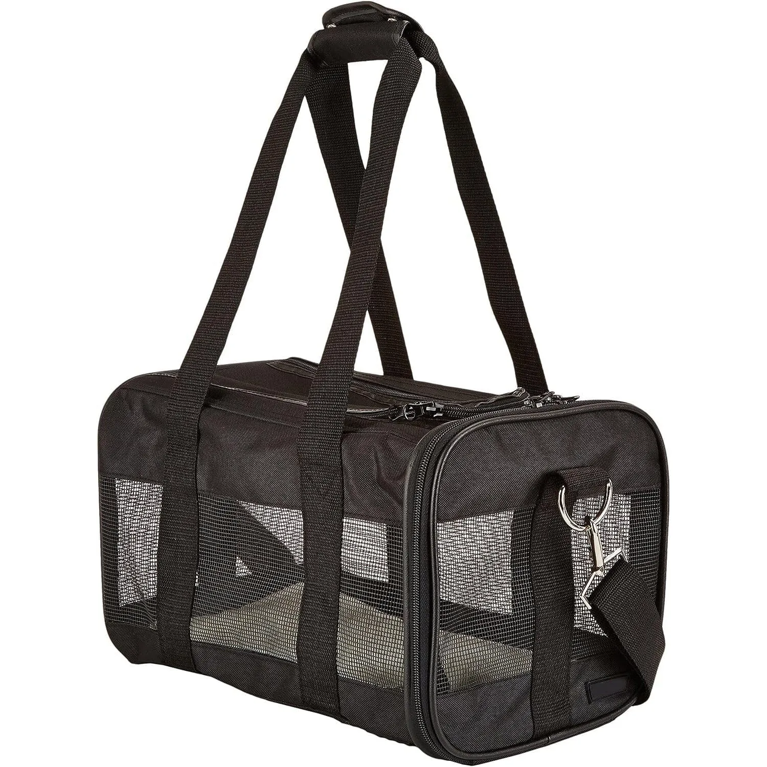 Soft-Sided Mesh Pet Travel Carrier