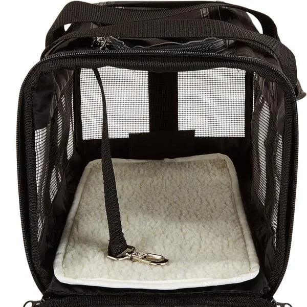 Soft-Sided Mesh Pet Travel Carrier