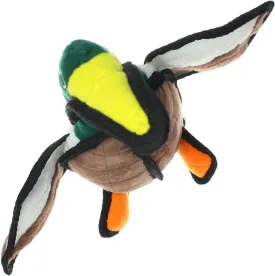 TUFFY - World's Tuffest Soft Dog Toy - Barnyard Duck - Squeakers - Multiple Layers. Made Durable, Strong & Tough. Interactive Play (Tug, Toss & Fetch). Machine Washable & Floats. (Regular 2 Pack)