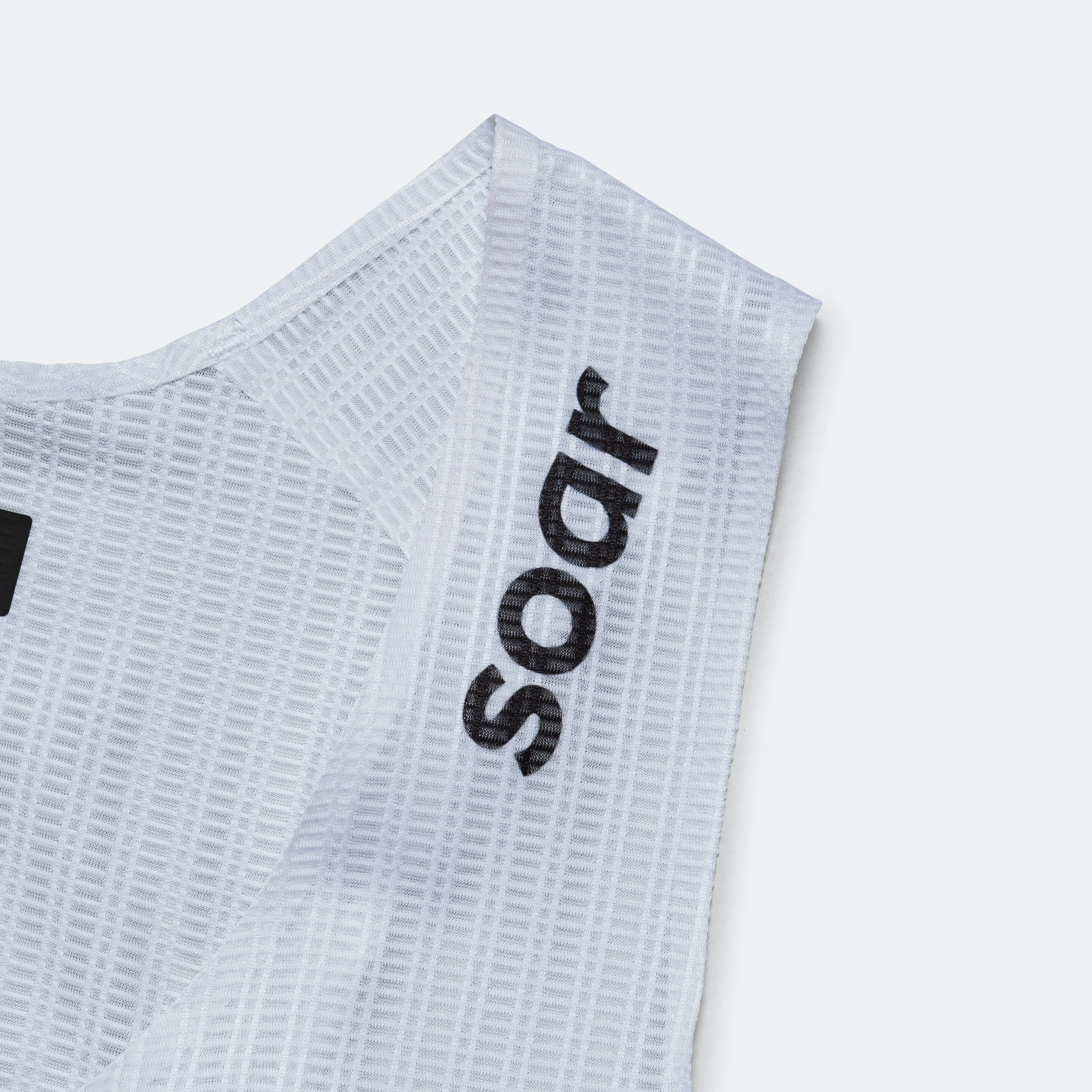Womens Up There Athletics × Soar Race Vest - White/Multi